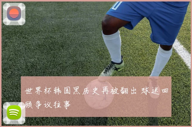 世界杯韩国黑历史再被翻出 球迷回顾争议往事